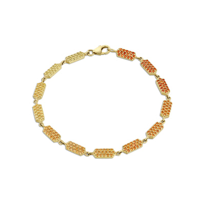Ombre Yellow Sapphire Confetti Bracelet -  All Pave | Yellow Gold