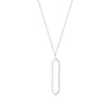 Me and You Necklace | White Gold