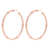 Large Cage Hoops | Rose Gold