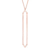 Marquis Lariat | Rose Gold with Diamonds on Points