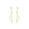 Multi Shape Earrings - Diamond - Top Bottom | Yellow Gold