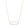 All Diamond Mini Marquis Necklace | Rose Gold  Necklace Rachel Katz Jewelry