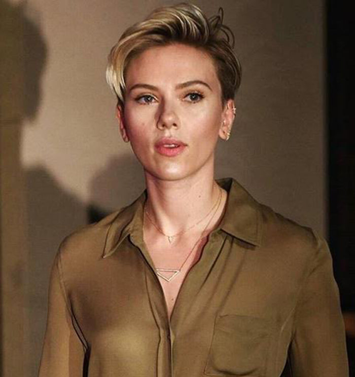 Scarlett Johansson<br/>Ghost in the Shell Press Appearance