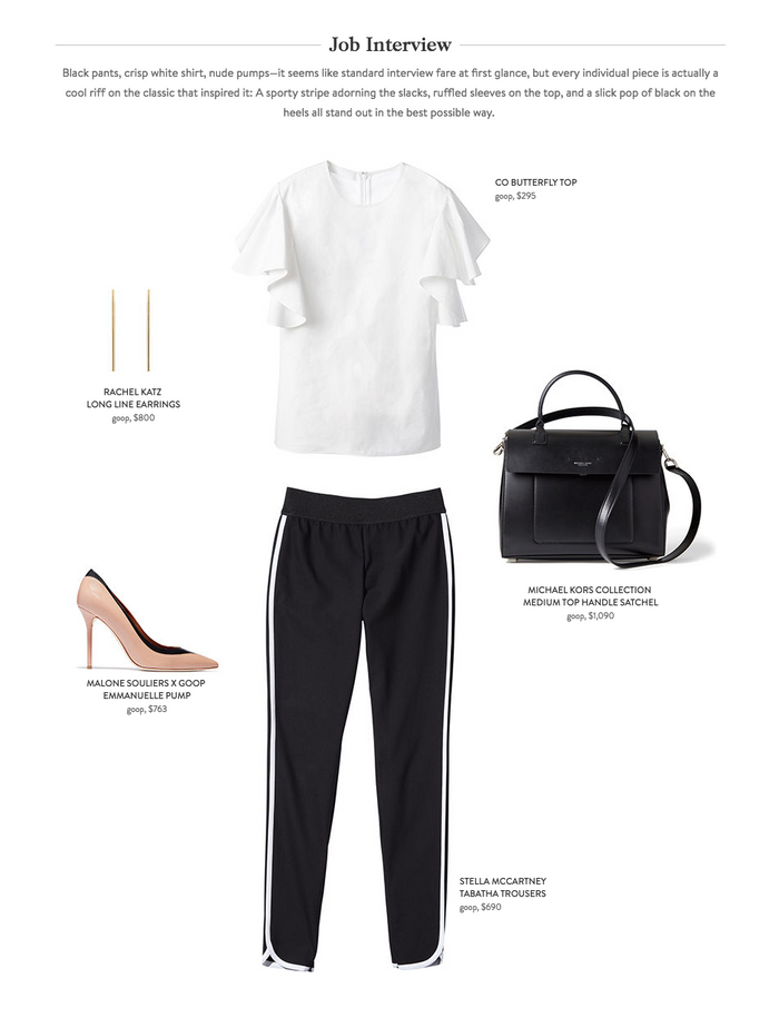 GOOP <br/> Outfits That Kill It