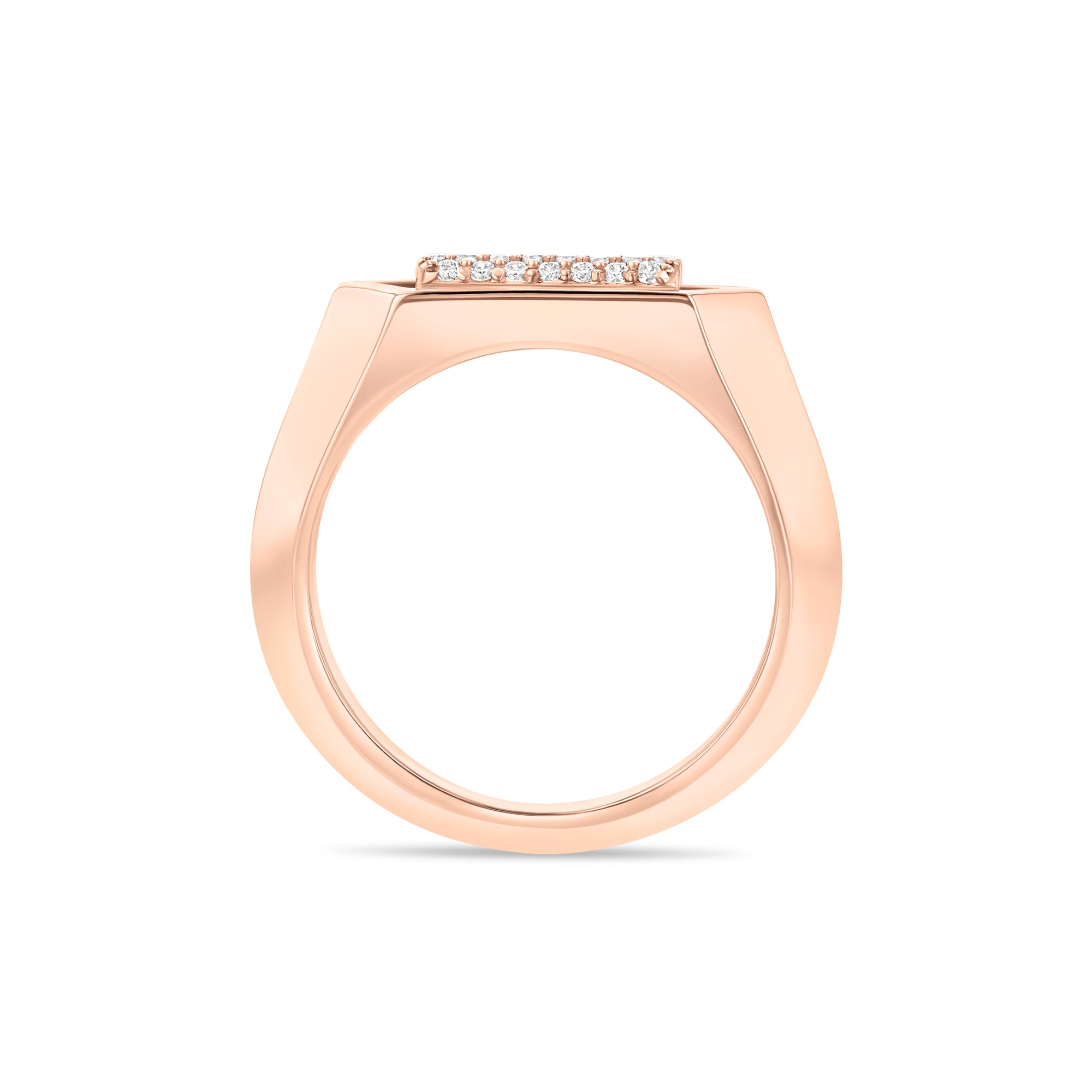Domed Marquis Flip Ring | Rose Gold
