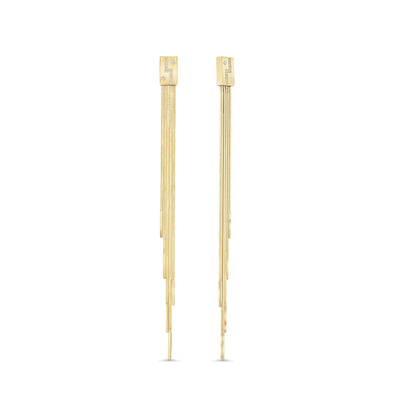 Meridian Fringe Earrings | Yellow Gold