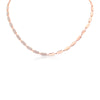 Half Diamond Confetti Necklace | Rose Gold