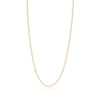 30" Confetti Necklace - Plain | Rose Gold