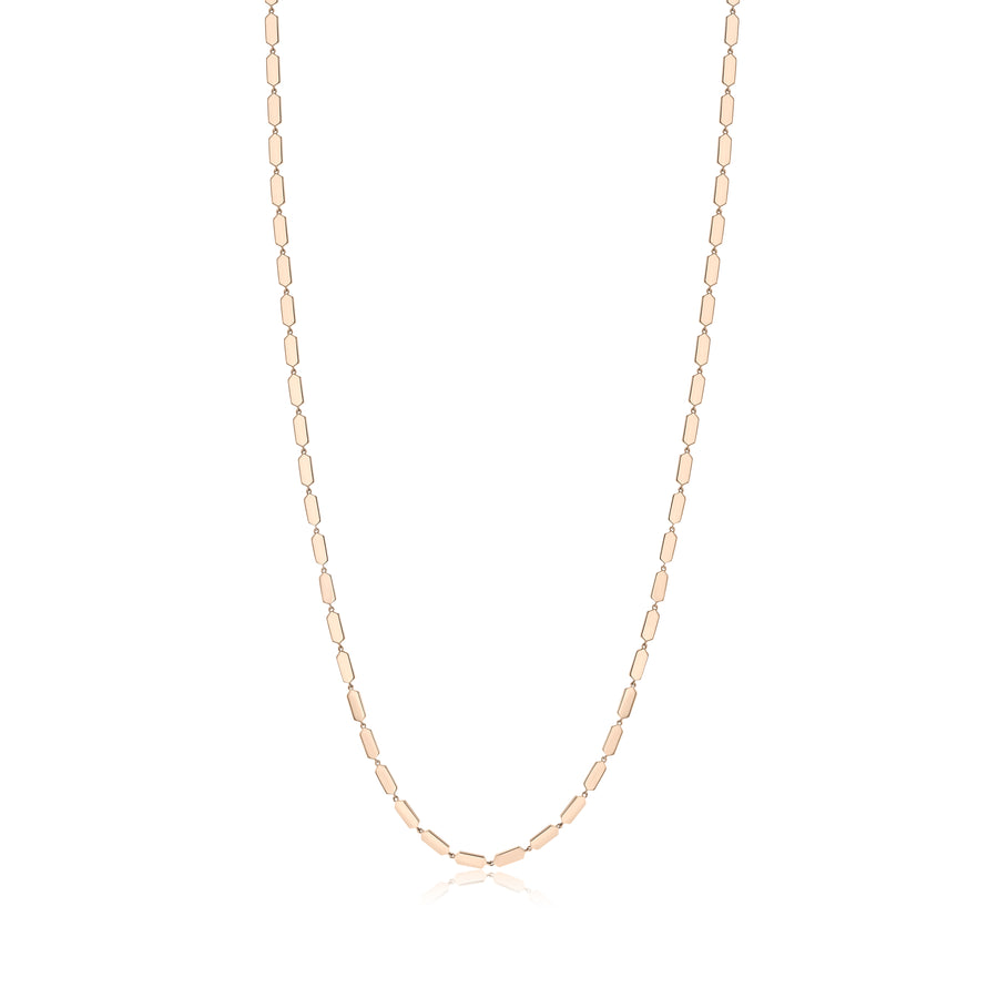 30" Confetti Necklace - Plain | Rose Gold