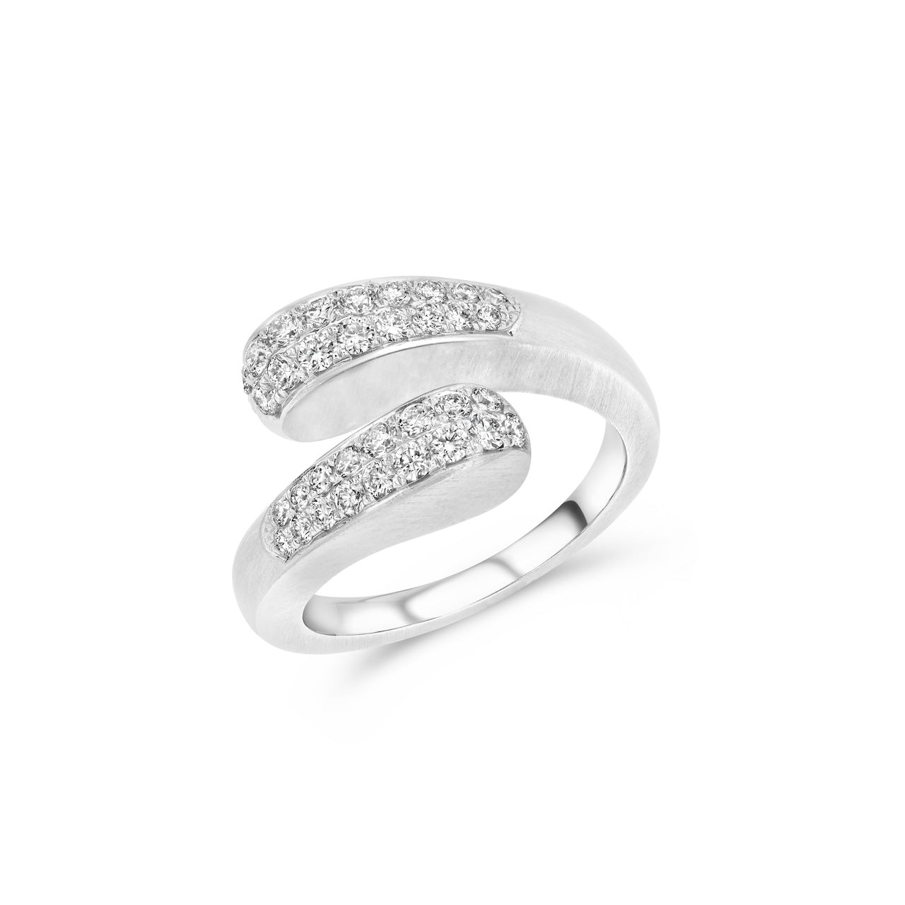 Wave Ring | White Gold