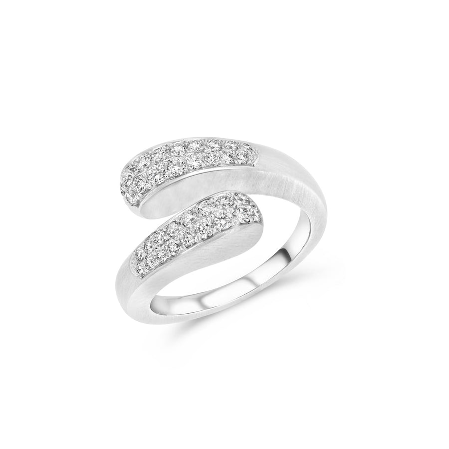 Wave Ring | White Gold
