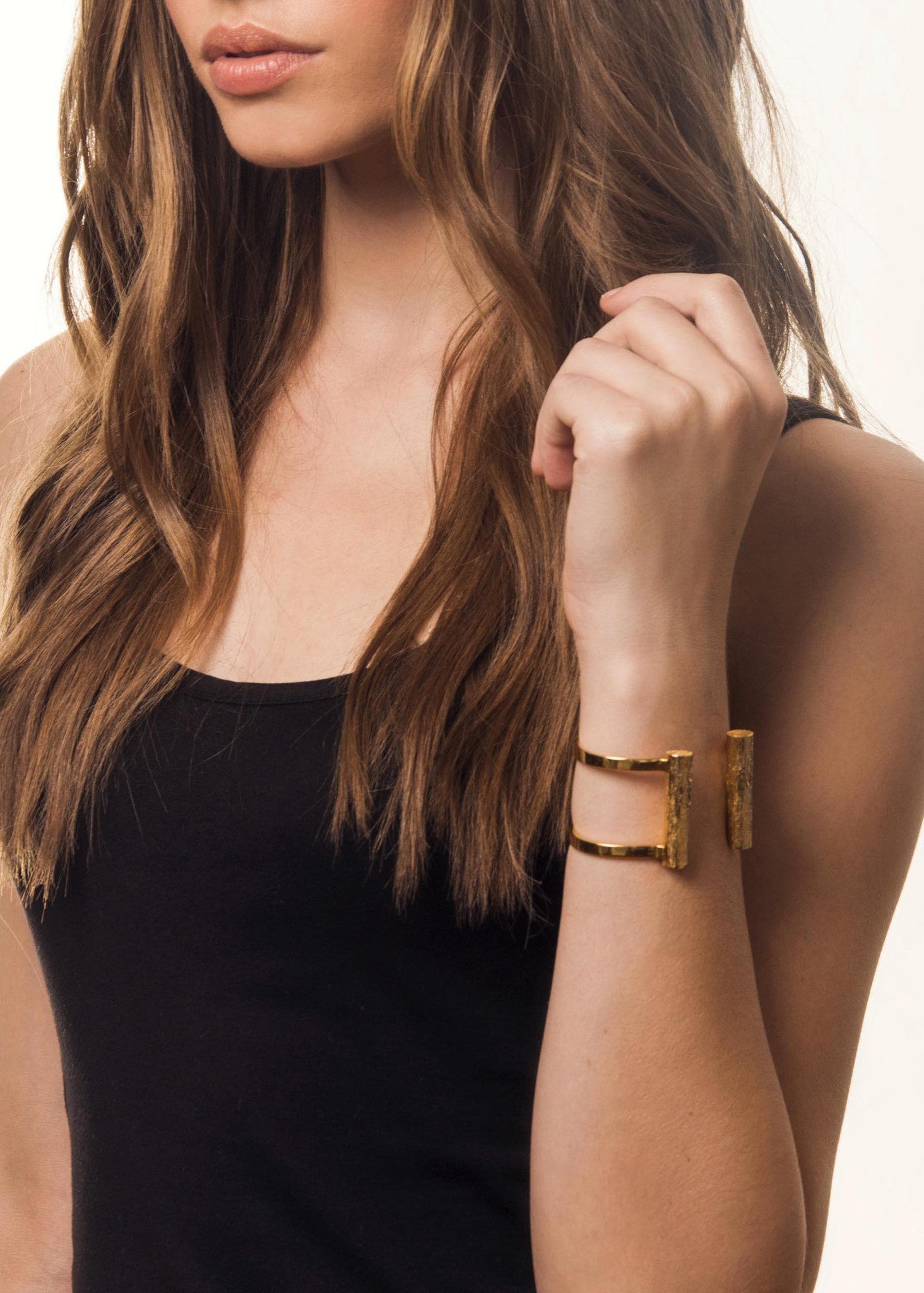 Slim Bond Cuff - Short | Gold
