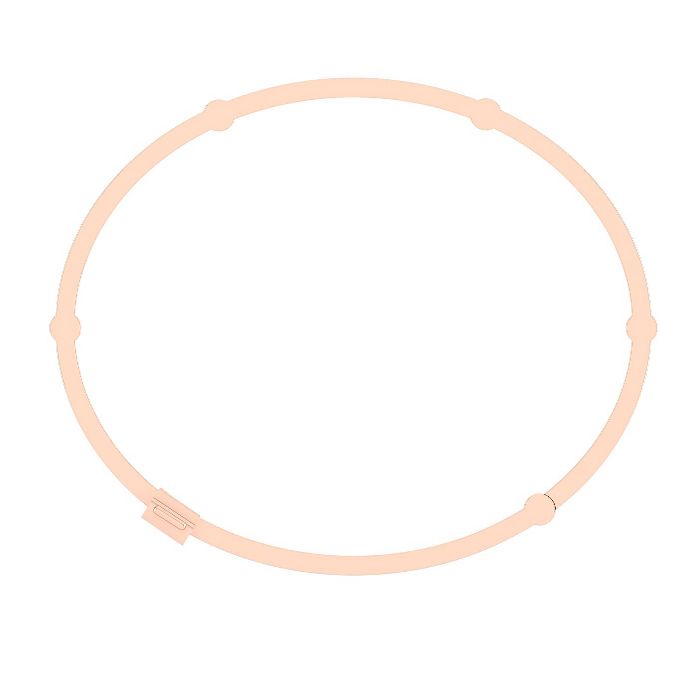 Locking Cage Bracelet | Rose Gold