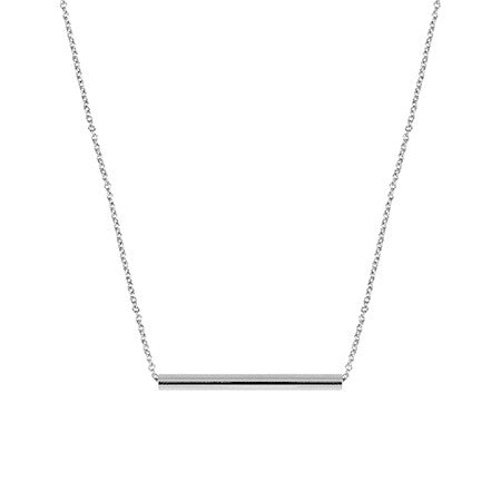 Medium Balance Necklace | White Gold