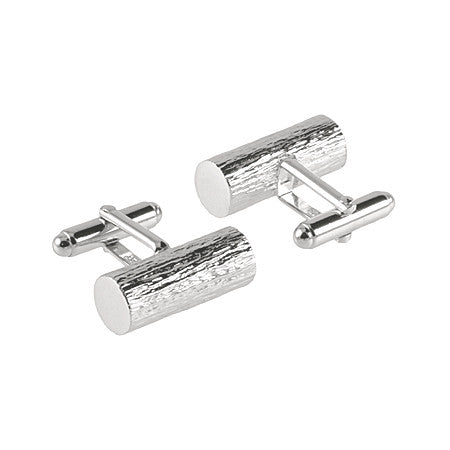 Barrel Cufflinks | Sterling Silver  Cufflink Rachel Katz Jewelry