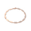 Diamond Confetti Bracelet -  Half Pave | Rose Gold