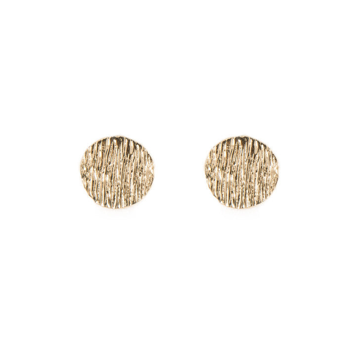 Disc Earrings | Yellow Gold