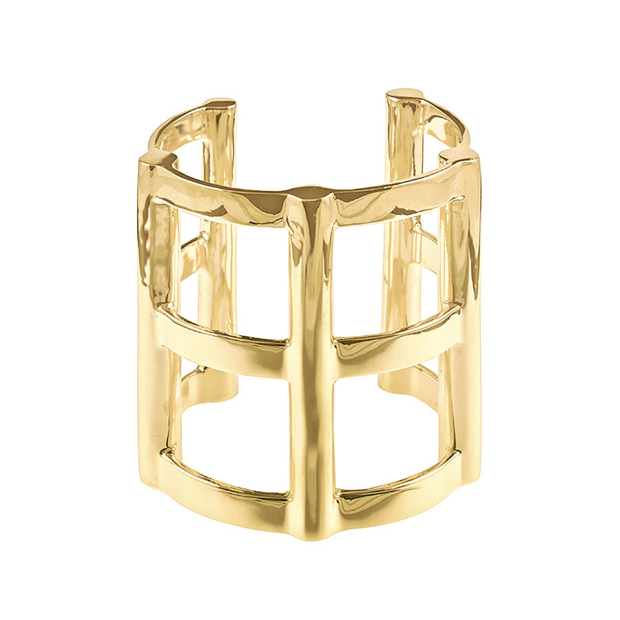 Cage Cuff | Gold
