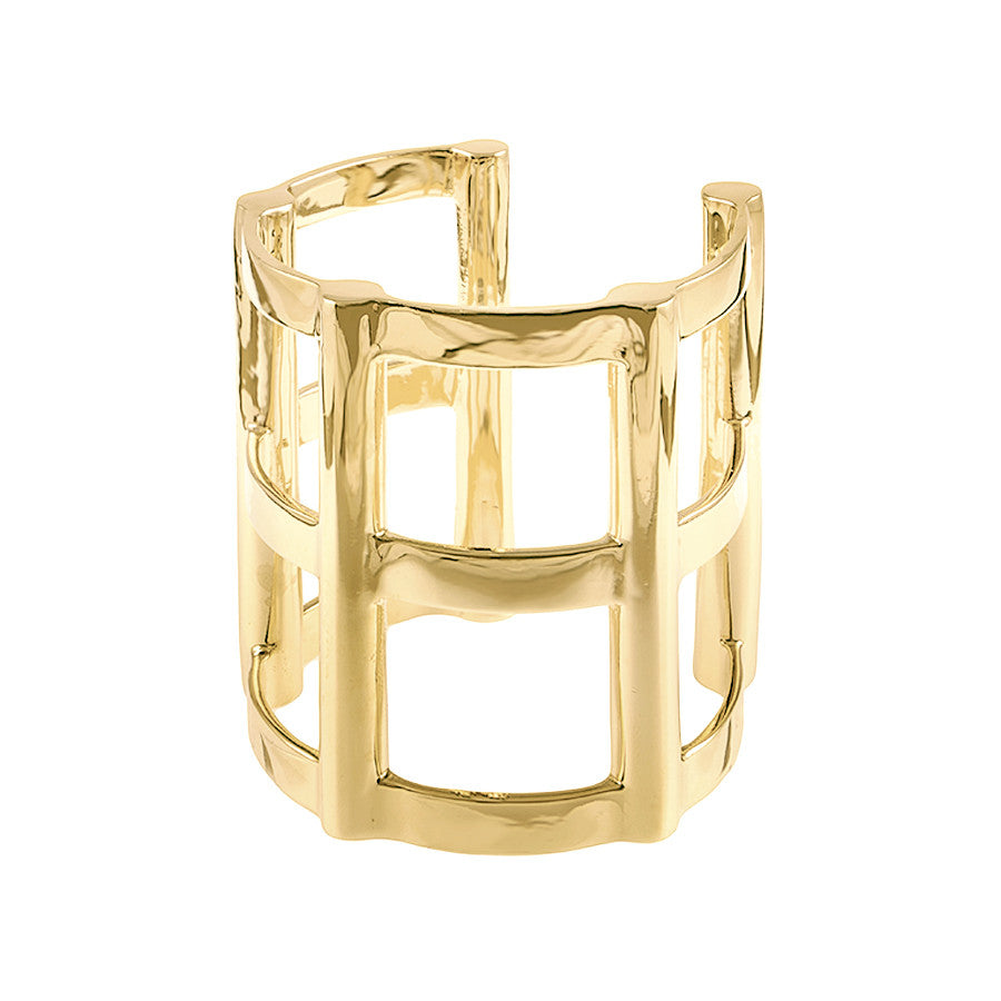 Cage Cuff | Gold