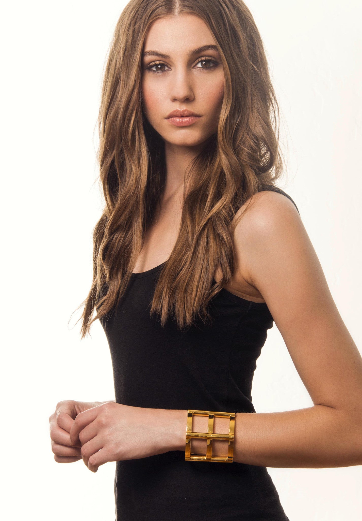 Cage Cuff | Gold