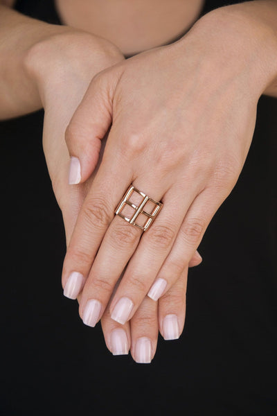 Cage Ring | Yellow Gold