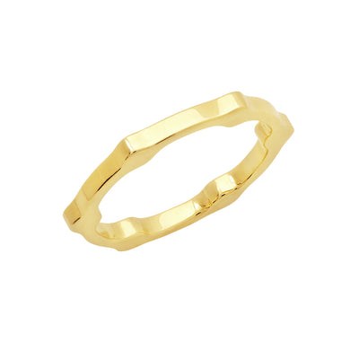 Gear Band | Yellow Gold