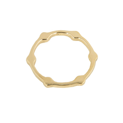 Gear Band | Yellow Gold