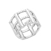 Cage Ring | White Gold with Diamonds