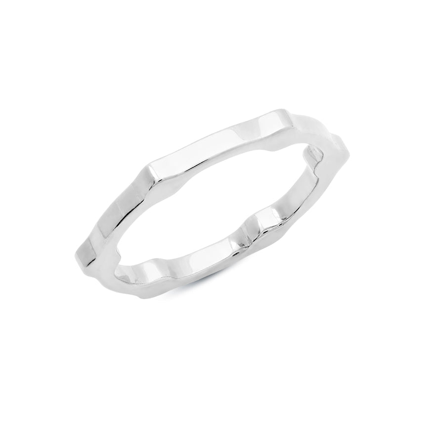 Gear Band | White Gold