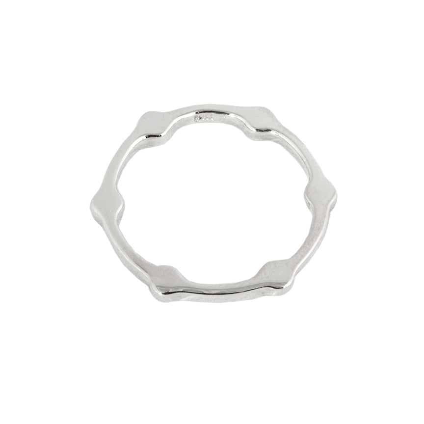 Gear Band | White Gold