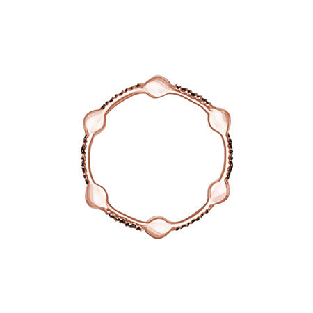 Black Diamond Gear Band | Rose Gold