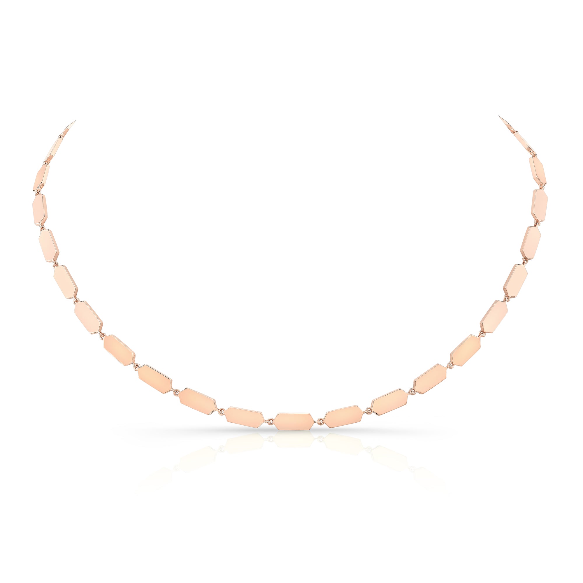 Confetti Necklace - Plain | Rose Gold