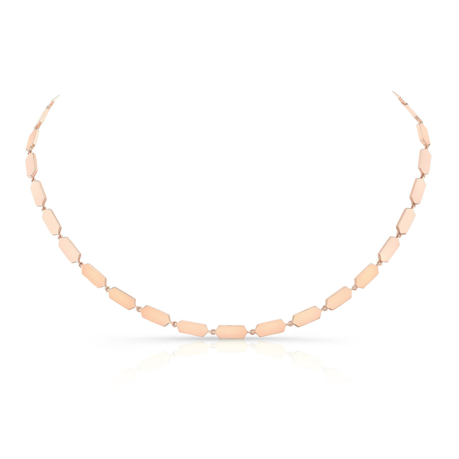 Confetti Necklace - Plain | Rose Gold
