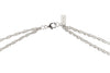 Double Tube Multi-Length Necklace | Silver Plated Brass