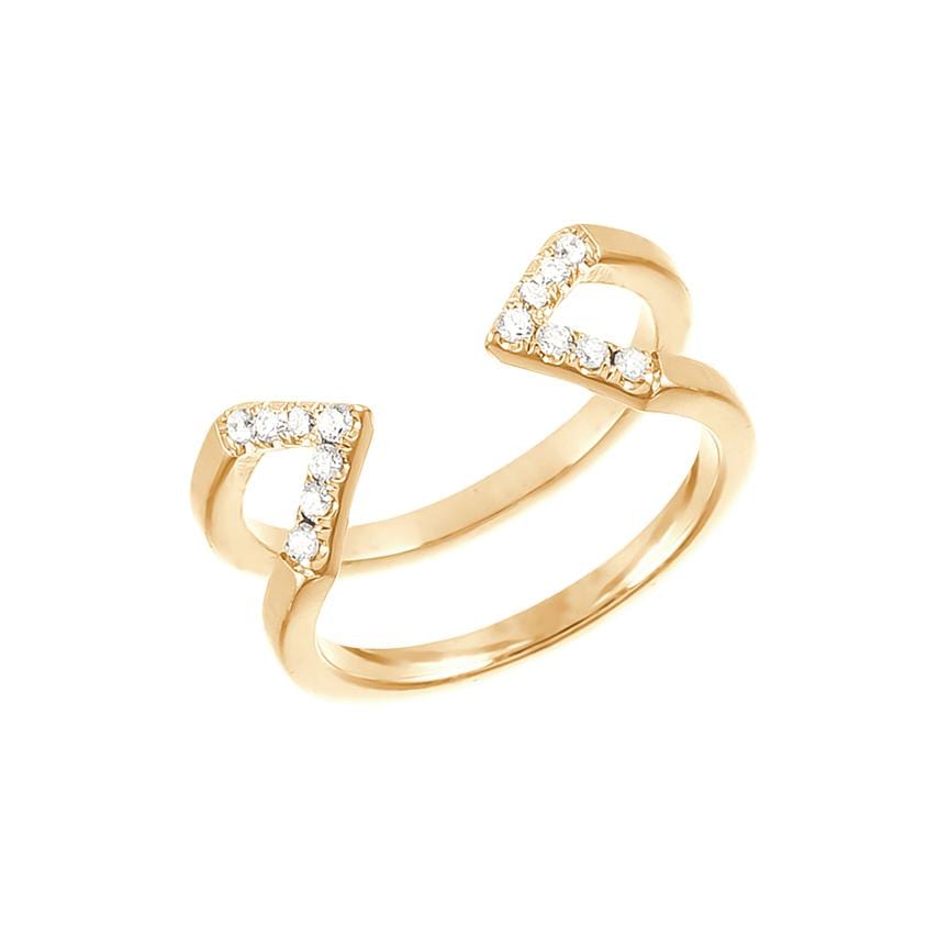 Diamond Dagger Ring | Yellow Gold