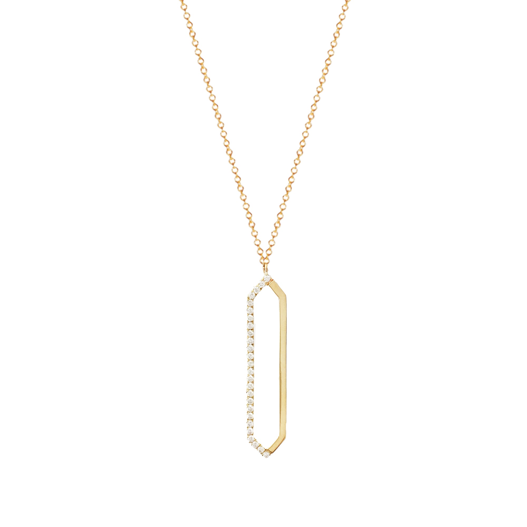 Me and You Necklace | Yellow Gold