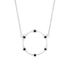 Black Diamond Gear Necklace | White Gold  Necklace Rachel Katz Jewelry