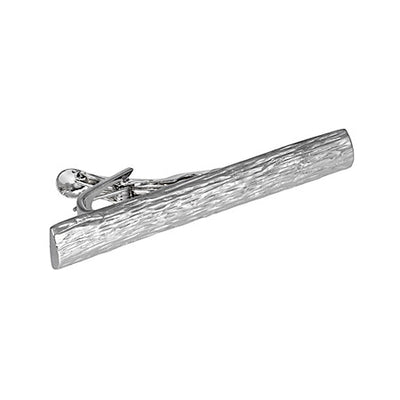 Half-Barrel Tie Bar | Sterling Silver