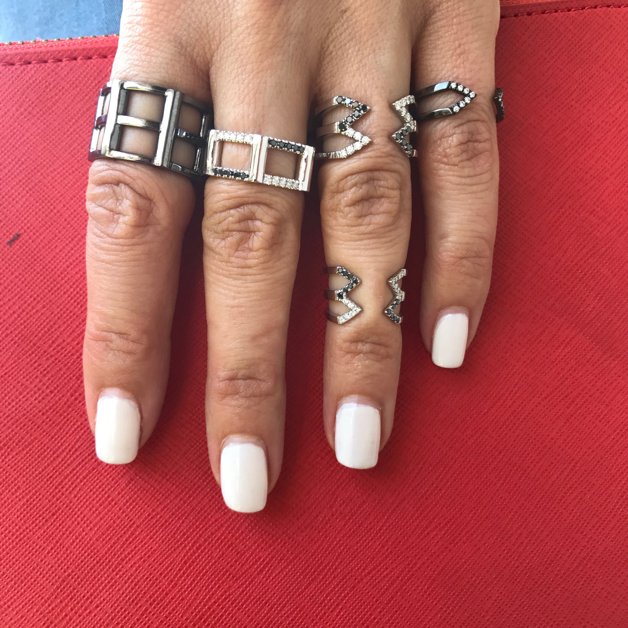 Black Diamond Dagger Ring | Black Gold