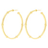 Large Cage Hoops | Yellow Gold