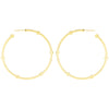 Large Cage Hoops | Yellow Gold