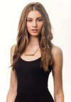 Long Tube Necklace | Gold