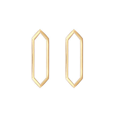 Medium Marquis Earrings | Yellow Gold