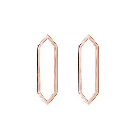 Medium Marquis Earrings | Rose Gold