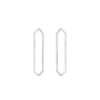 Me & You Earrings | White Gold