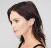 Medium Balance Earrings | White Gold