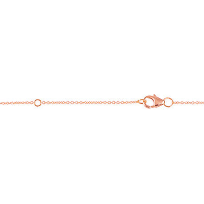 Large Marquis Necklace | Rose Gold
