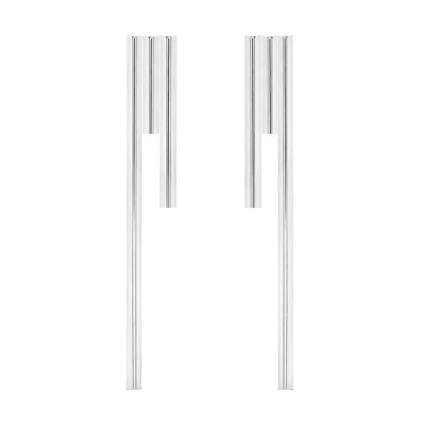 Chandelier Earrings | White Gold