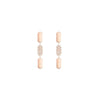 3 Tiered Diamond Center Marquis Earrings | Rose Gold  Earring Rachel Katz Jewelry