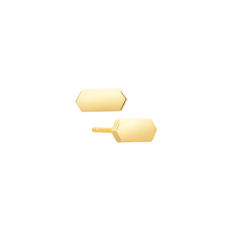 Marquis Studs | Yellow Gold